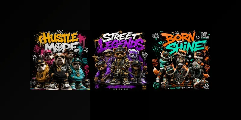 Urban Hype Mascot Gang Generator generated by undefined