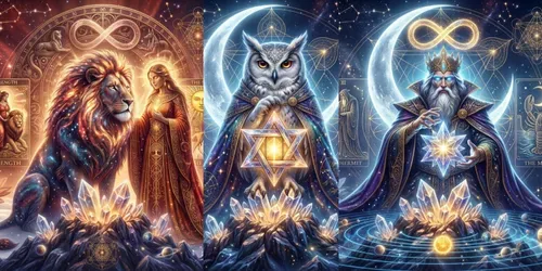 Cosmic Tarot Visions Art Generator generated by gemini-image