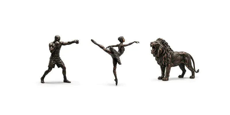 Bronze Sculptures HD Any Subjects generated by undefined