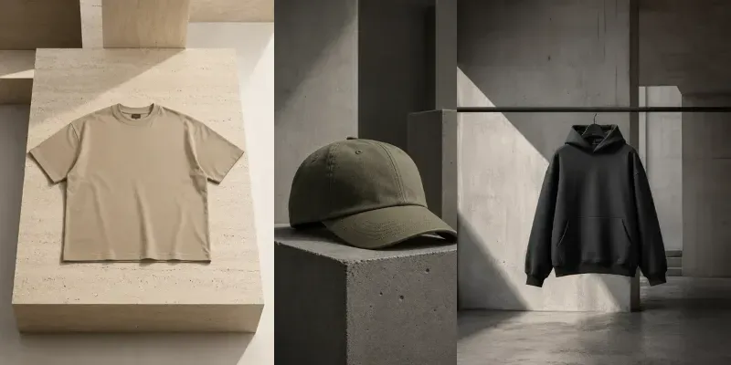 Minimalist Streetwear Apparel Mockups generated by undefined
