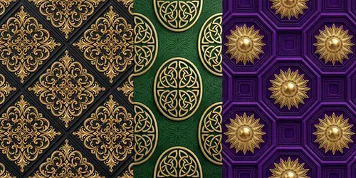 Luxury Gold Digital Paper Patterns generated by gemini-image