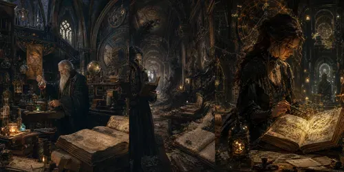 Arcane Academic Visions generated by chatgpt-image