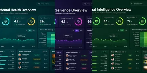 Saas Hr Wellness Dashboard UI Designs generated by chatgpt-image