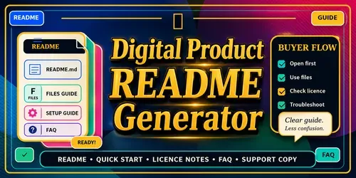 Digital Product Readme Generator generated by chatgpt-skill
