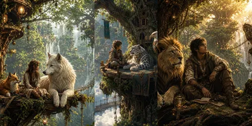 Ancient Tree Kingdom Bonds generated by chatgpt-image