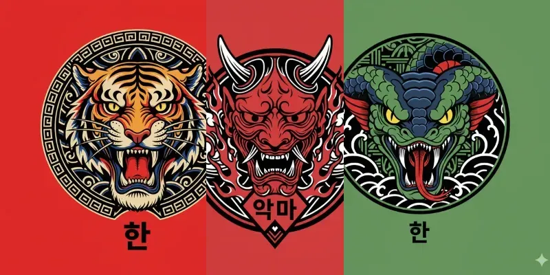 Traditional Japanese Tattoo Art Logos generated by undefined