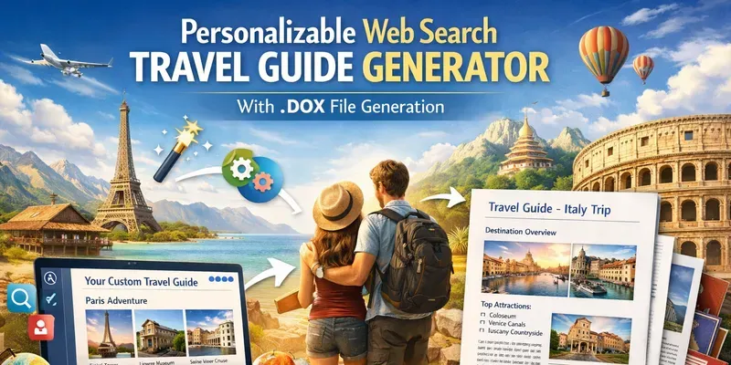 Web Search Travel Guide Generator generated by undefined