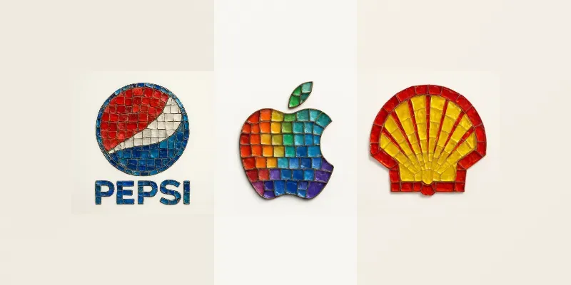 Glass Mosaic Logo Transformations generated by undefined