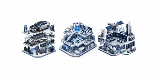 Isometric Technology Systems Infographics generated by chatgpt-image