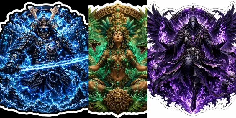 Mythic Ocean Guardian Sticker Packs generated by undefined