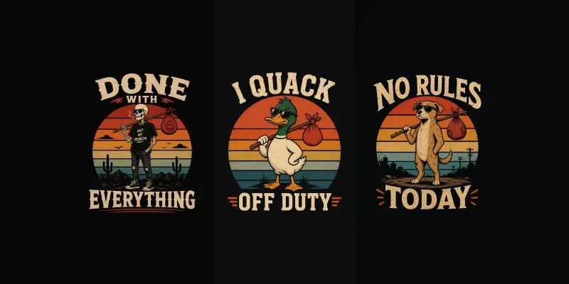 Retro Rebel Cartoons generated by undefined