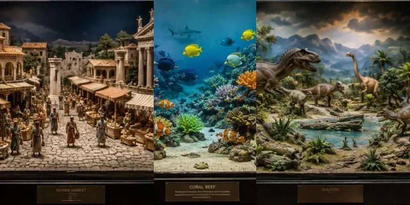 Museum Diorama Generator generated by undefined