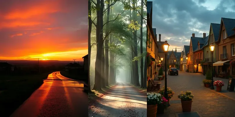 Tranquil European Landscapes generated by undefined
