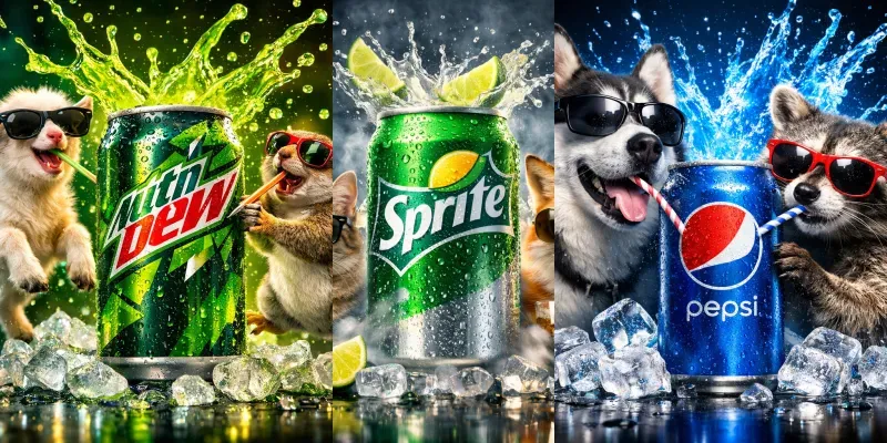 Cool Creatures Cold Drinks generated by undefined