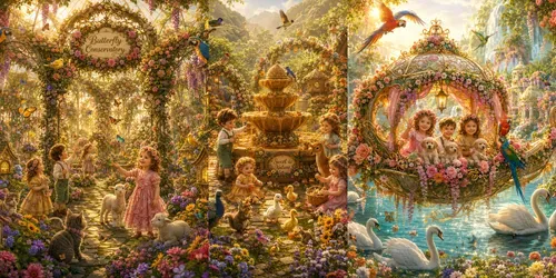 Golden Garden Gatherings generated by chatgpt-image