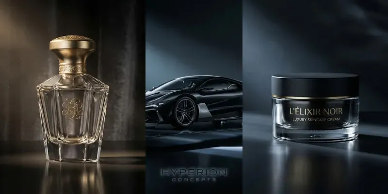 Dark Cinematic Luxury Product Showcases generated by undefined