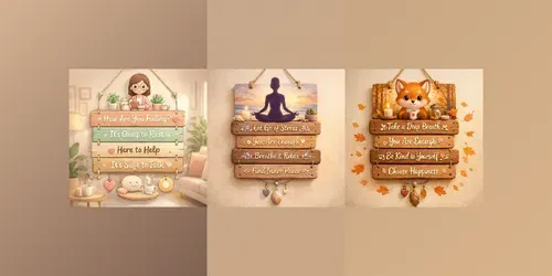 Custom Affirmation Sign Generator generated by chatgpt-image