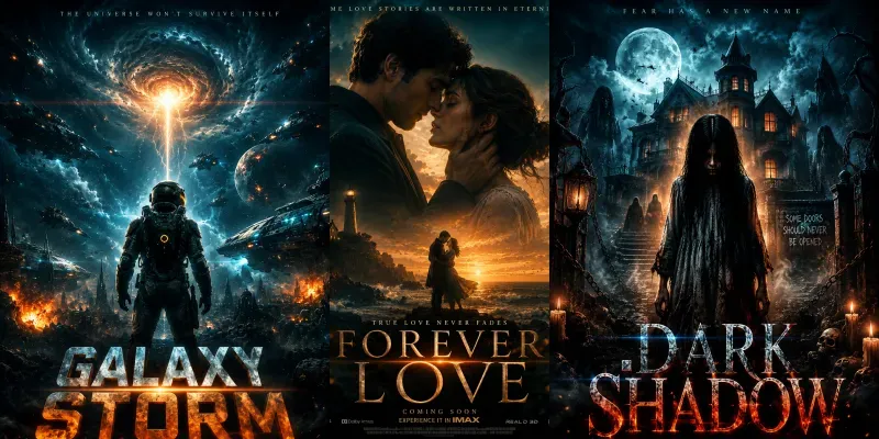 Cinematic Movie Poster Designers Pro generated by undefined