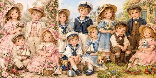 Vintage Children generated by chatgpt-image