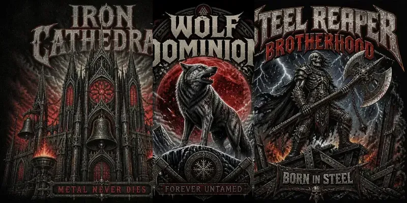 Old School Heavy Metal Graphic Generator generated by undefined