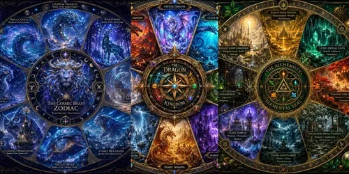 Chronicles Of The Elemental Realms generated by chatgpt-image