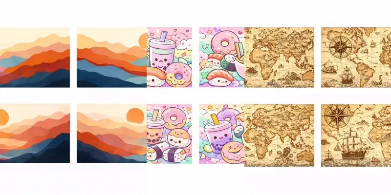 Desk Mat Pod 4 Themed Wide Designs generated by undefined