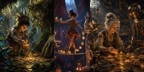 Rune Whisperers generated by chatgpt-image
