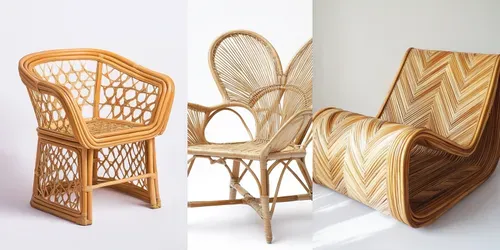 Rattan Chair Designs generated by midjourney
