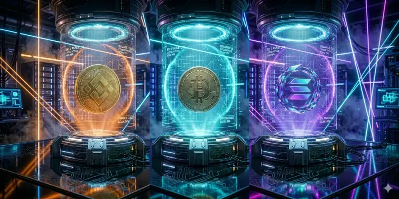 Cyberpunk Crypto Hologram Projectors generated by undefined