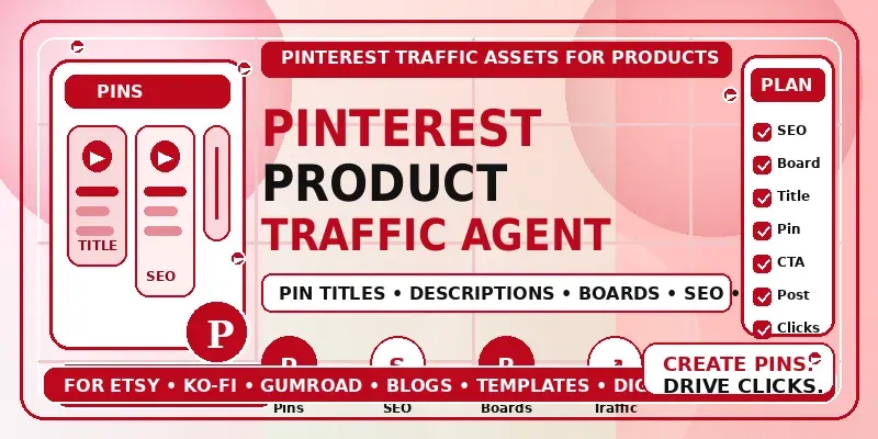 Pinterest Product Traffic Agent generated by undefined