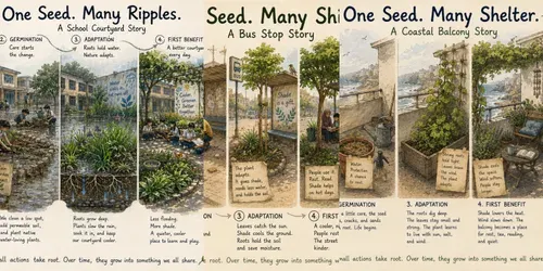 How The Tiny Seeds Saved The Rooftops generated by chatgpt-image