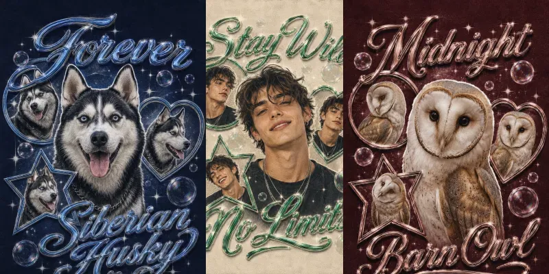 Y2k Vintage Bootleg Tee Generator generated by undefined