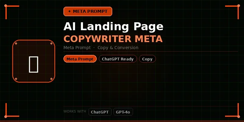 Landing Page Copywriter Meta Ai generated by undefined