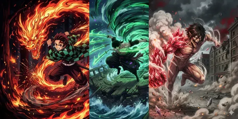Cinematic Anime Fight Generator generated by undefined