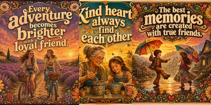 Wholesome Greeting Poster Generator generated by undefined