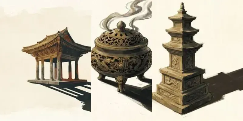 Minimalist Zen Architecture Art generated by undefined