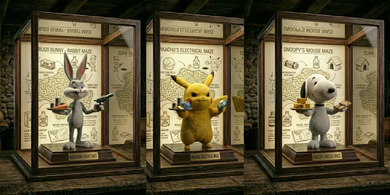 Museumstyle Cartoon Figurine Generator generated by undefined
