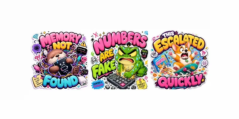 Hyper Cute Disaster Stickers generated by undefined