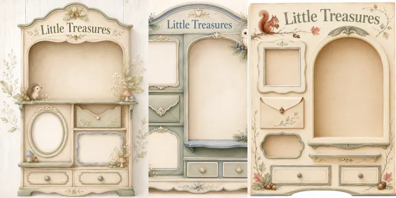 Woodland Baby Keepsake Cabinets generated by undefined