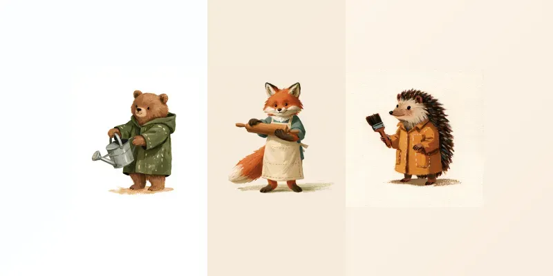 Storybook Animal Clipart Generator generated by undefined
