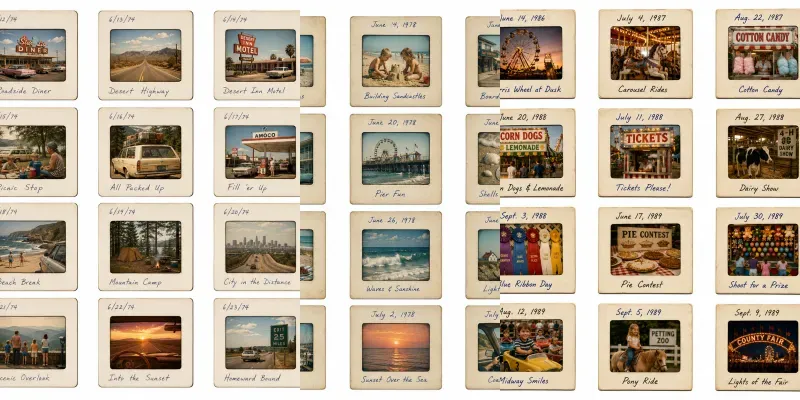 Photo Slide Mount Sheets generated by undefined