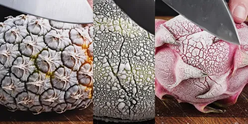Asmr Frozen Fruit Slices generated by veo