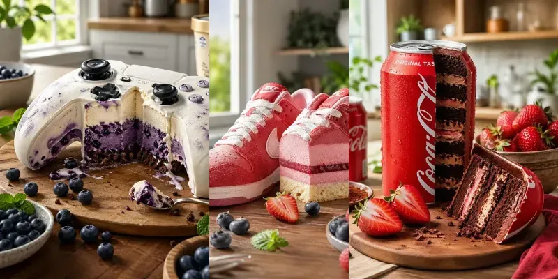 Creative Product Food Illusion Ads generated by undefined