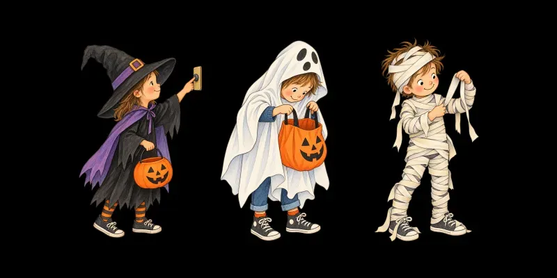 Trick Or Treat Costume Kids generated by undefined