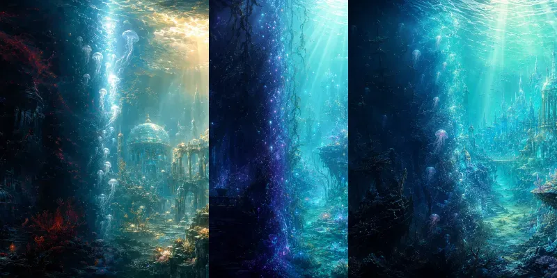 Romantasy Full Cover Wraps Deep Ocean generated by undefined