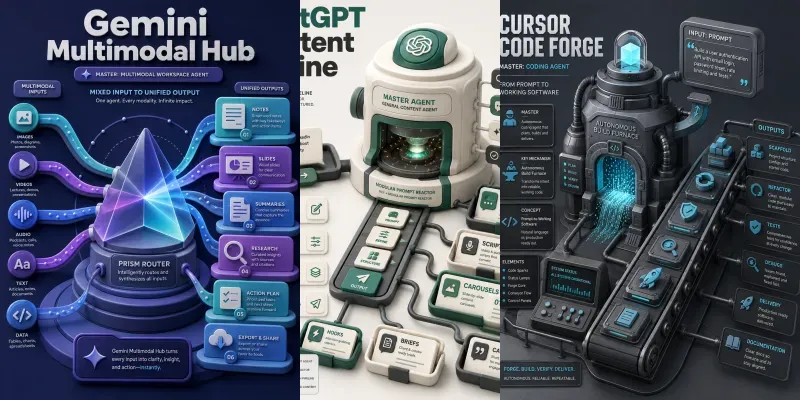 Infographic Agent Explainer Posters generated by undefined