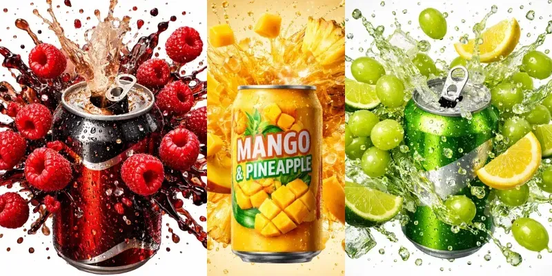 Fruit Soda Splashes generated by undefined