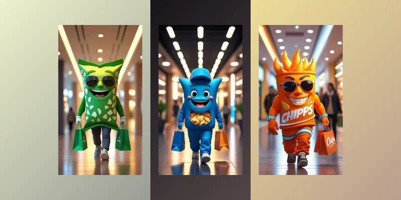 Character Snacks Mascot Visual Branding generated by undefined