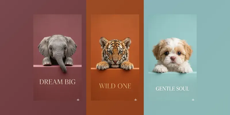 Cinematic Baby Animal Wallpapers generated by undefined
