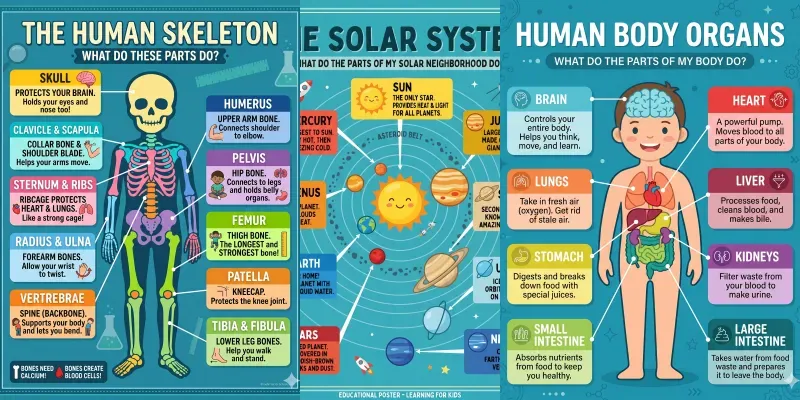 Kids Science Infographics generated by undefined